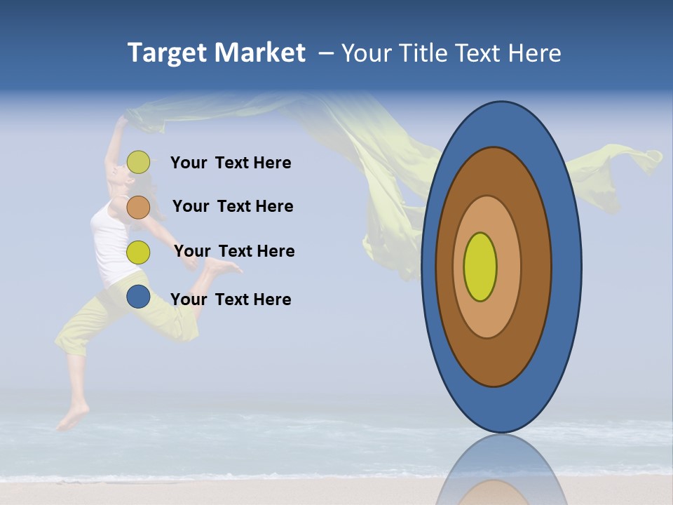 Nature Happy Beach PowerPoint Template