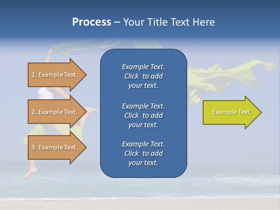 Nature Happy Beach PowerPoint Template