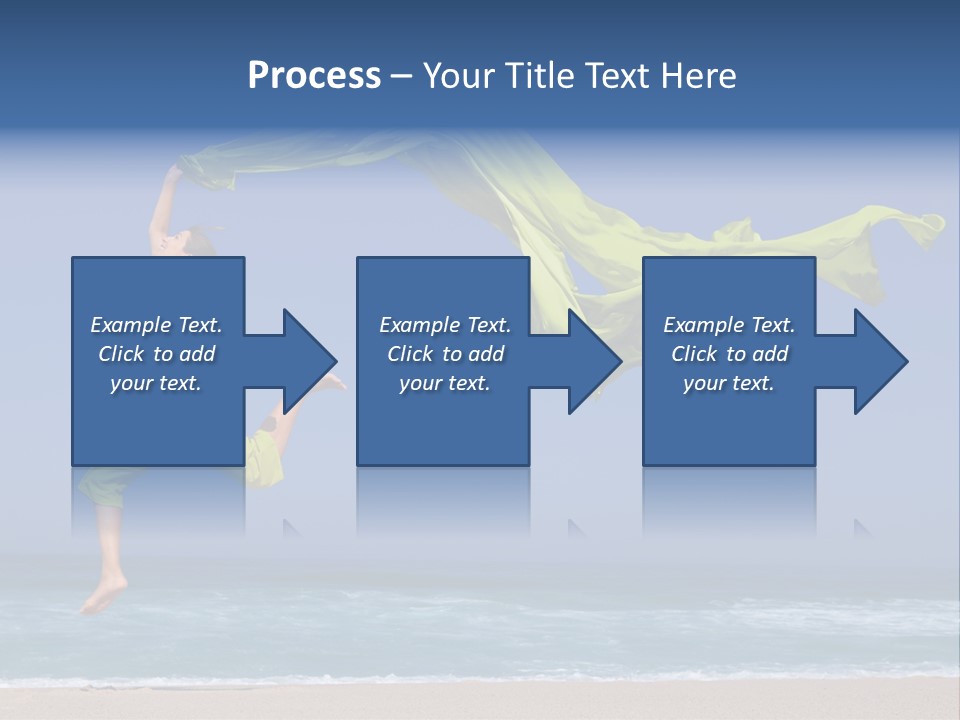 Nature Happy Beach PowerPoint Template