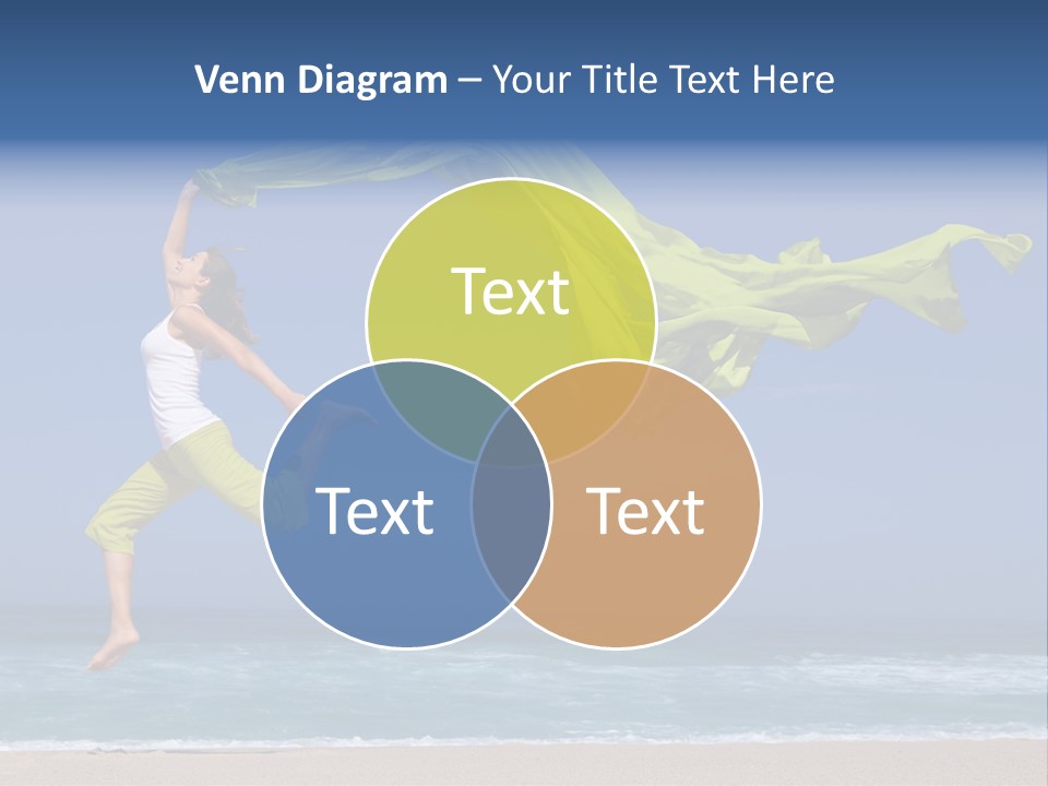 Nature Happy Beach PowerPoint Template