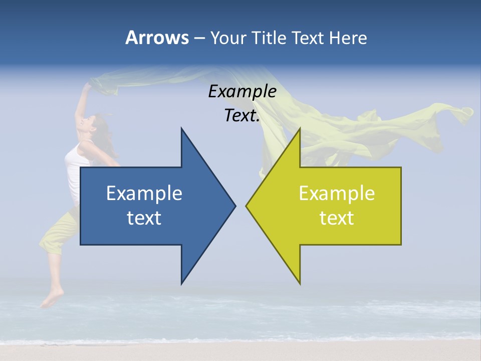 Nature Happy Beach PowerPoint Template