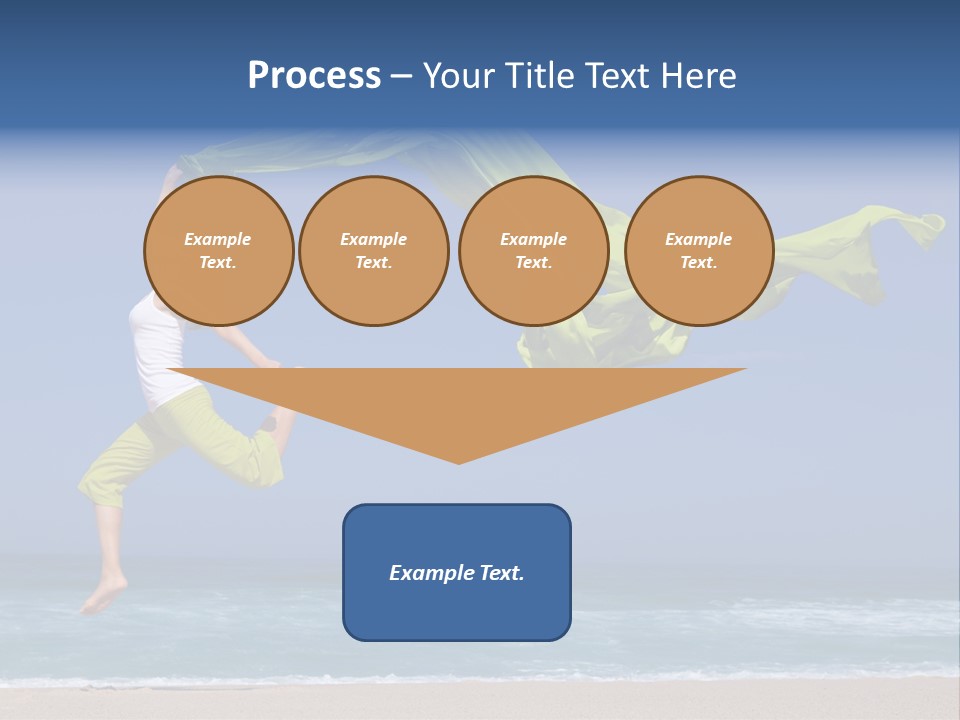 Nature Happy Beach PowerPoint Template