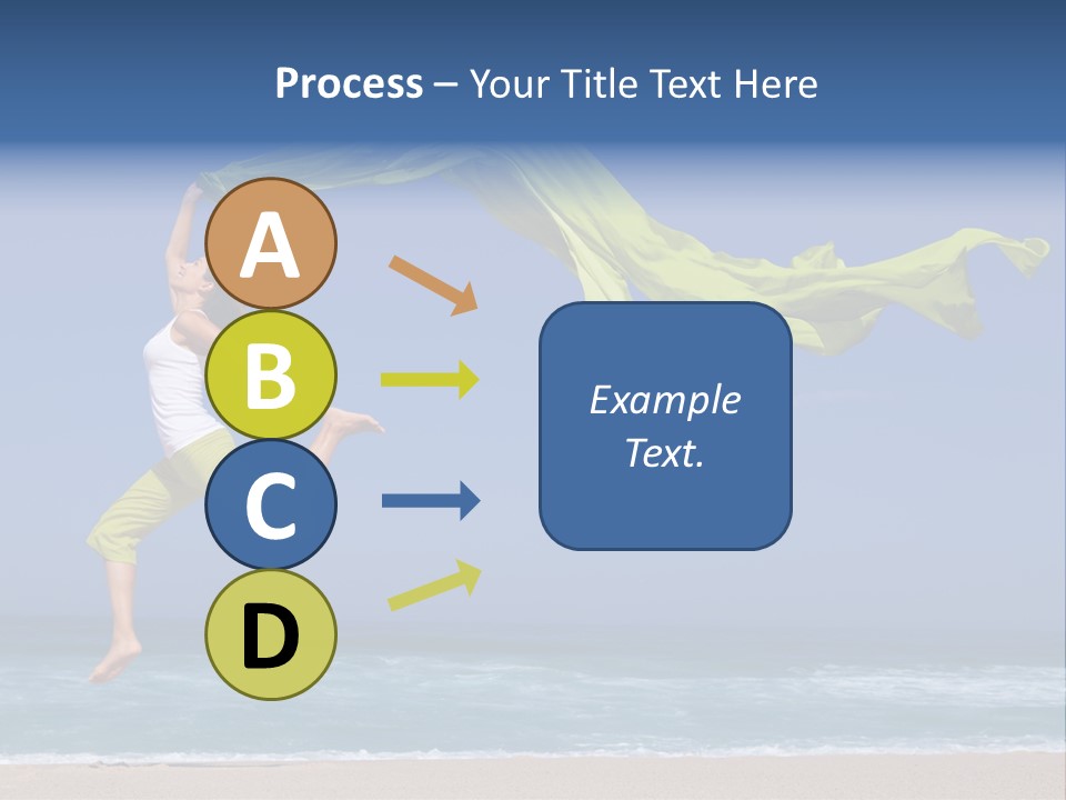 Nature Happy Beach PowerPoint Template