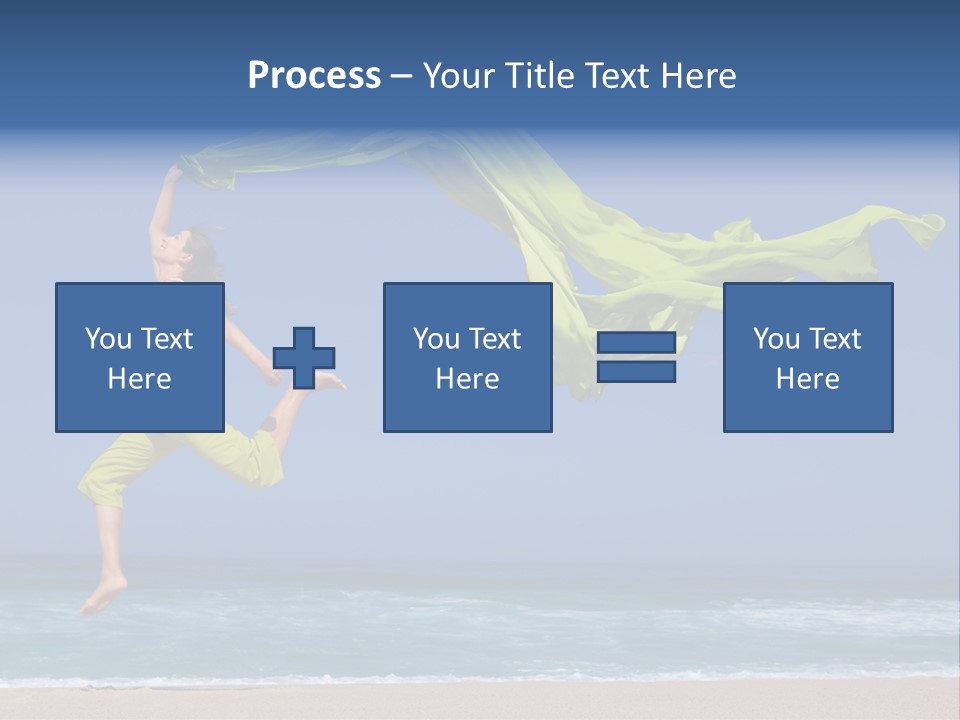 Nature Happy Beach PowerPoint Template