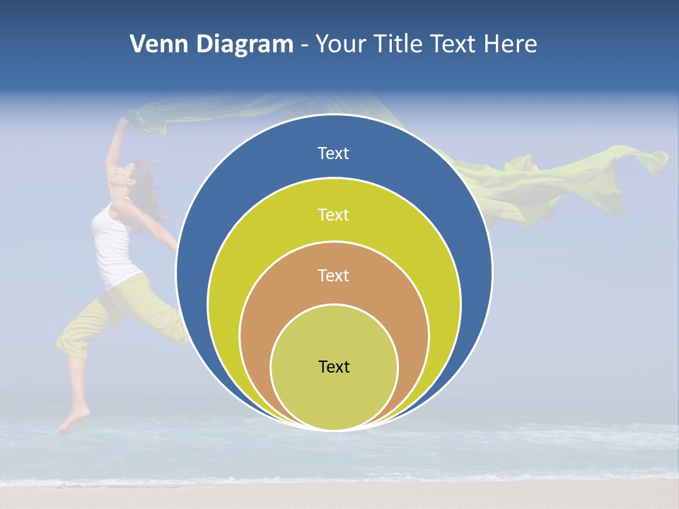 Nature Happy Beach PowerPoint Template