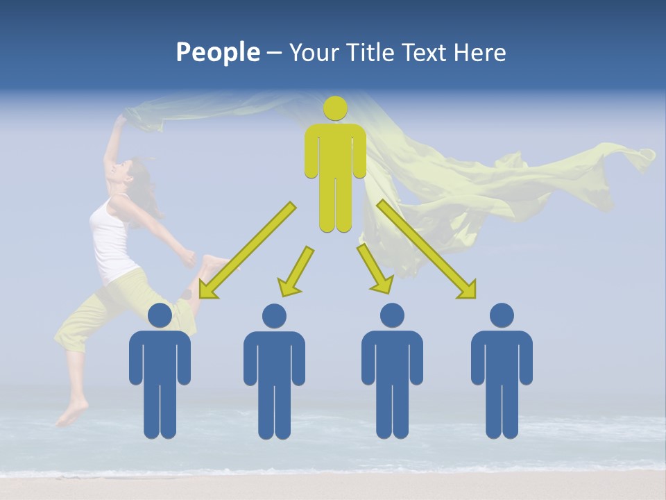 Nature Happy Beach PowerPoint Template