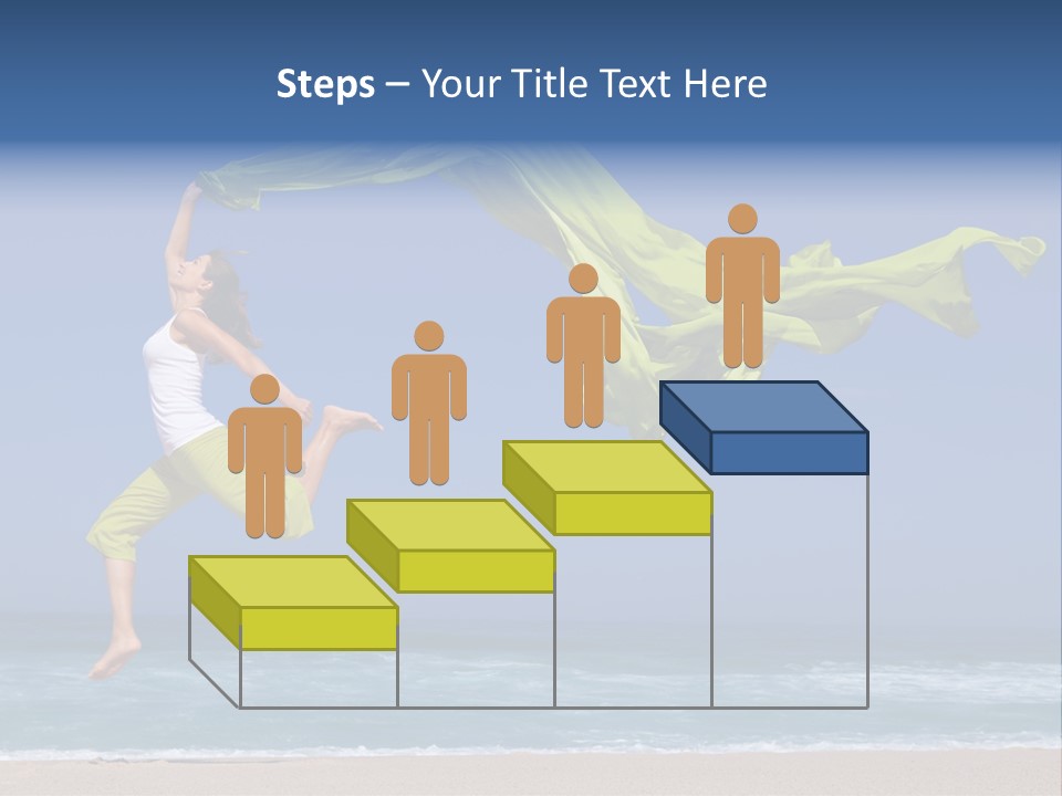 Nature Happy Beach PowerPoint Template