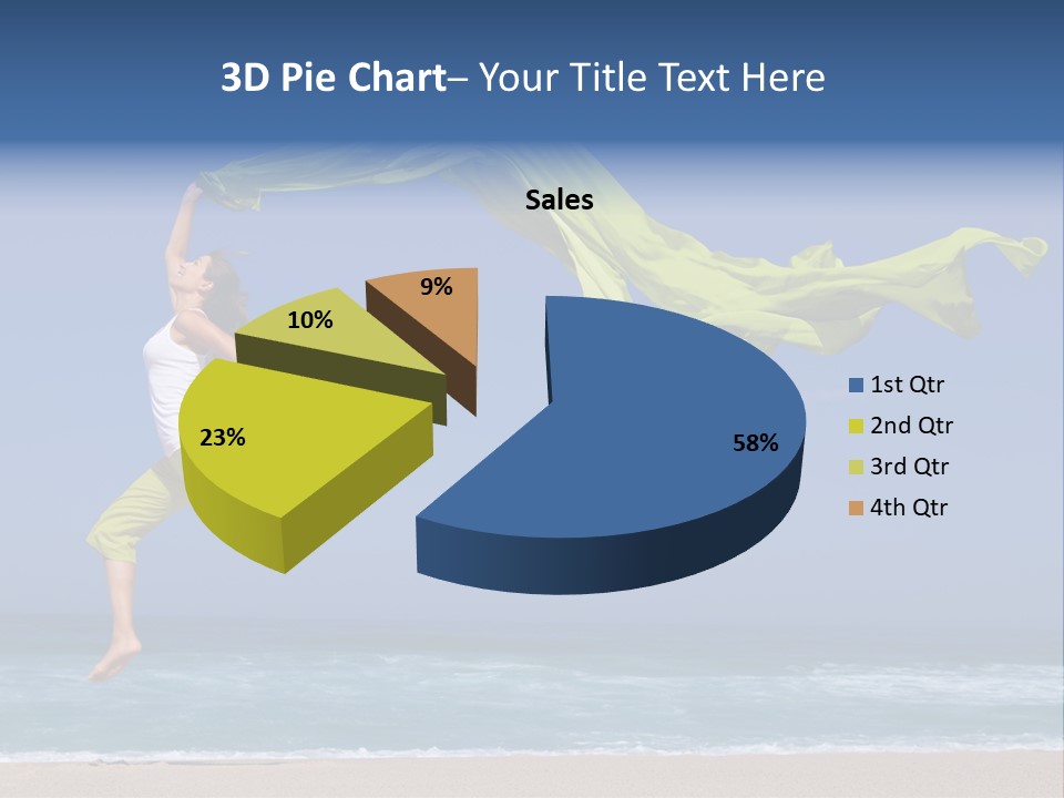 Nature Happy Beach PowerPoint Template