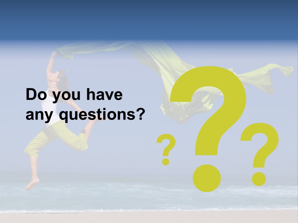 Nature Happy Beach PowerPoint Template