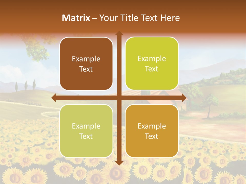 Rural Tuscany House PowerPoint Template