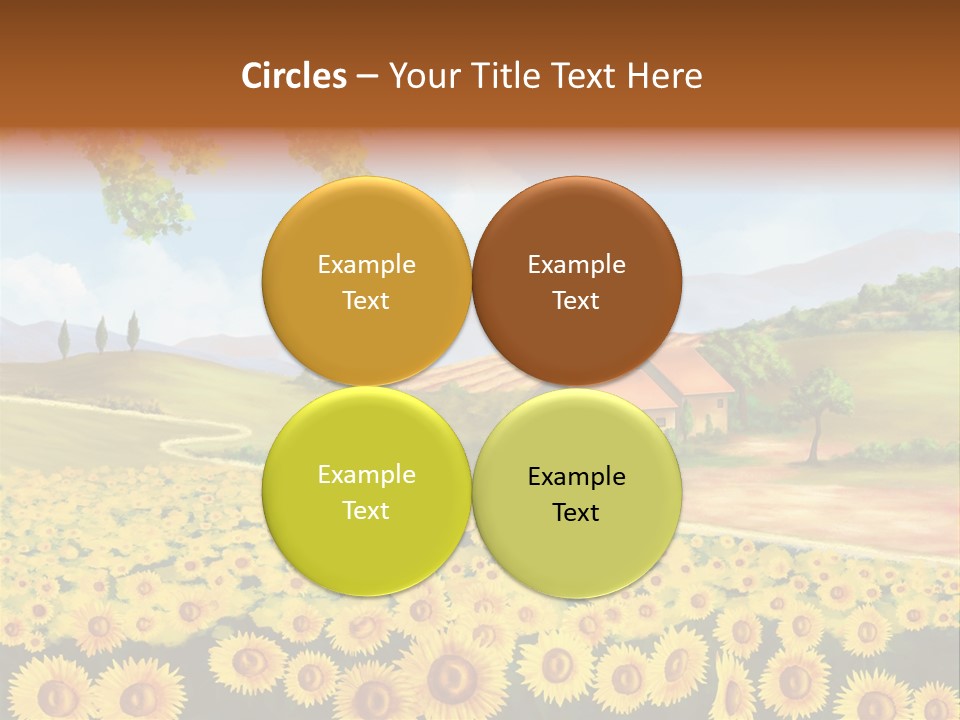 Rural Tuscany House PowerPoint Template