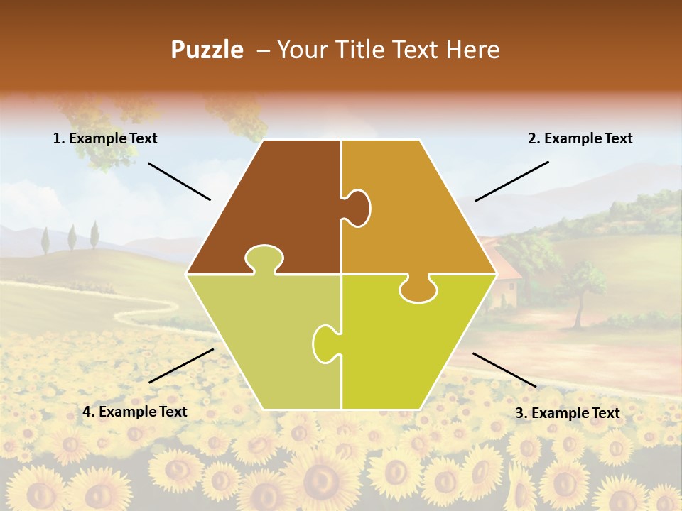 Rural Tuscany House PowerPoint Template