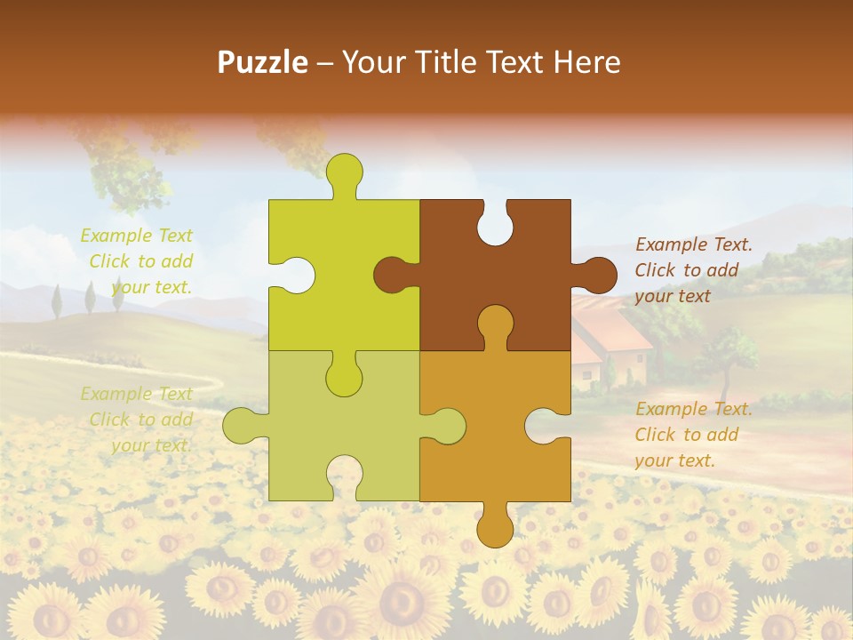 Rural Tuscany House PowerPoint Template