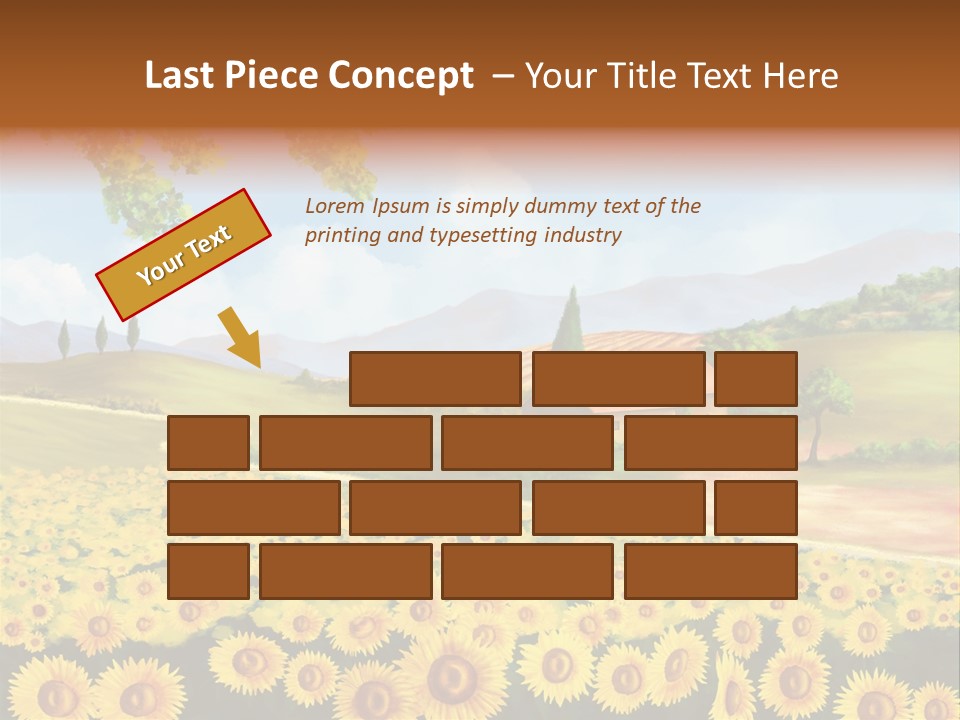 Rural Tuscany House PowerPoint Template