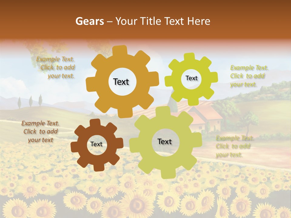 Rural Tuscany House PowerPoint Template