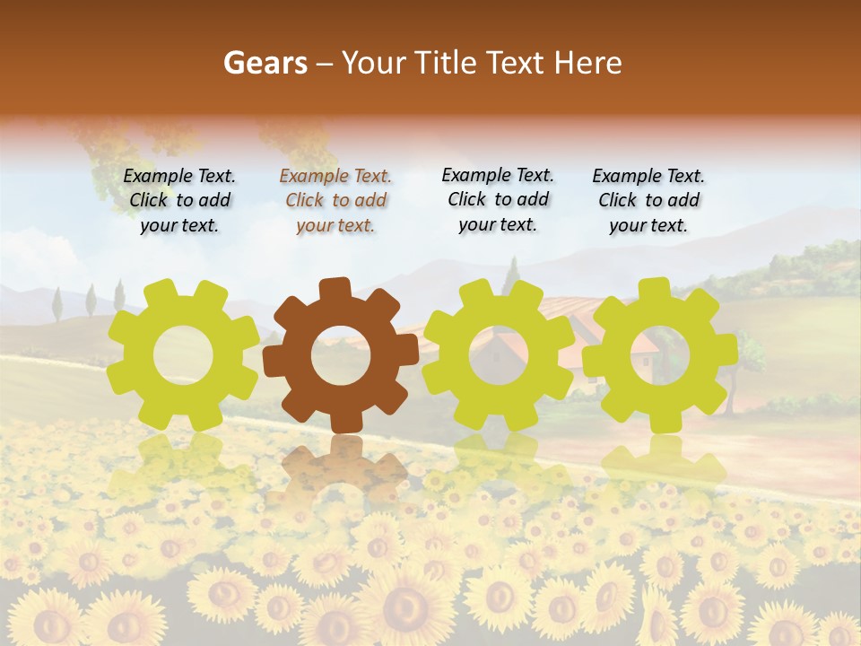 Rural Tuscany House PowerPoint Template