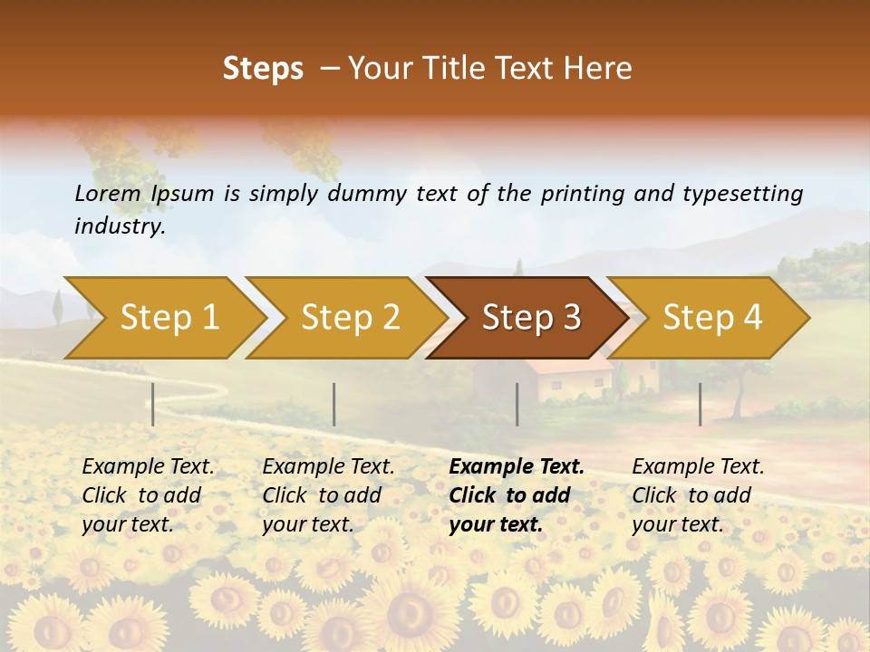Rural Tuscany House PowerPoint Template