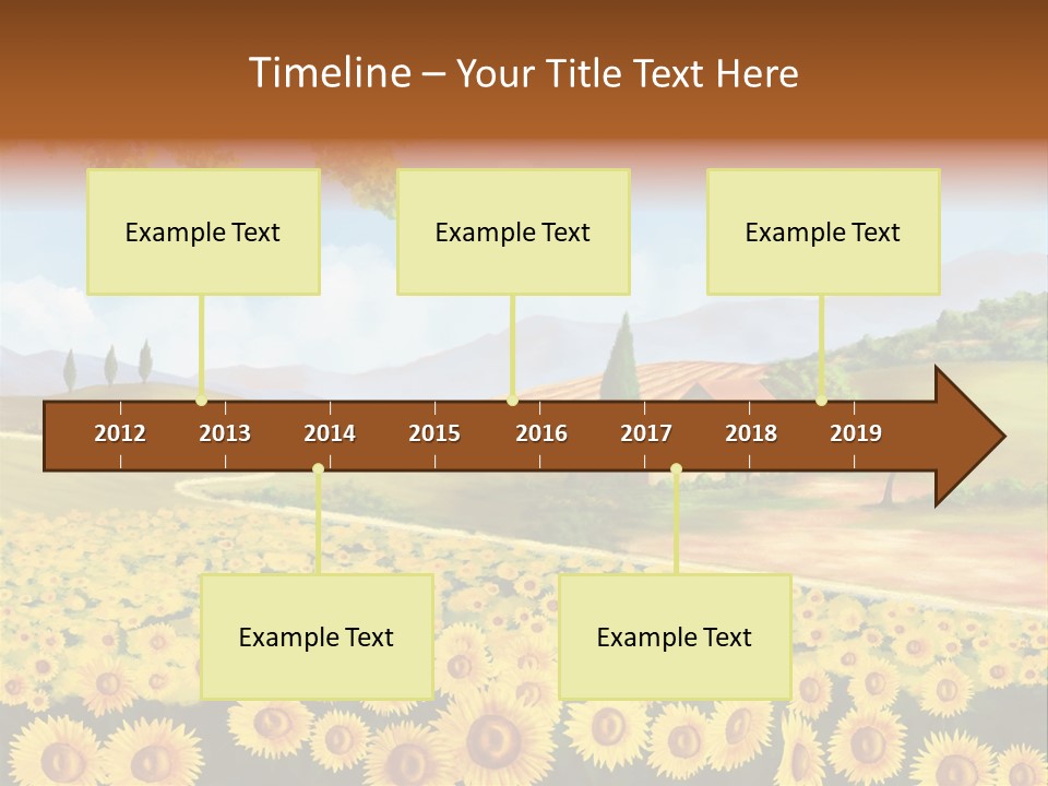 Rural Tuscany House PowerPoint Template