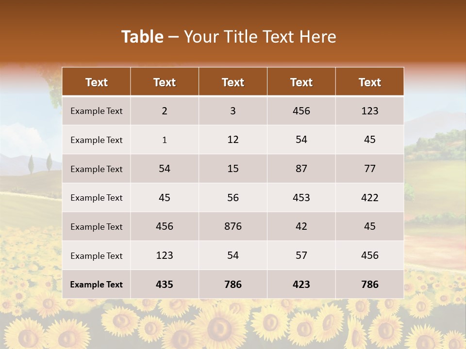 Rural Tuscany House PowerPoint Template