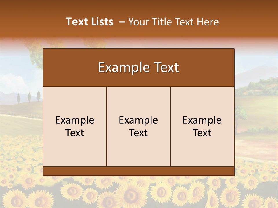 Rural Tuscany House PowerPoint Template