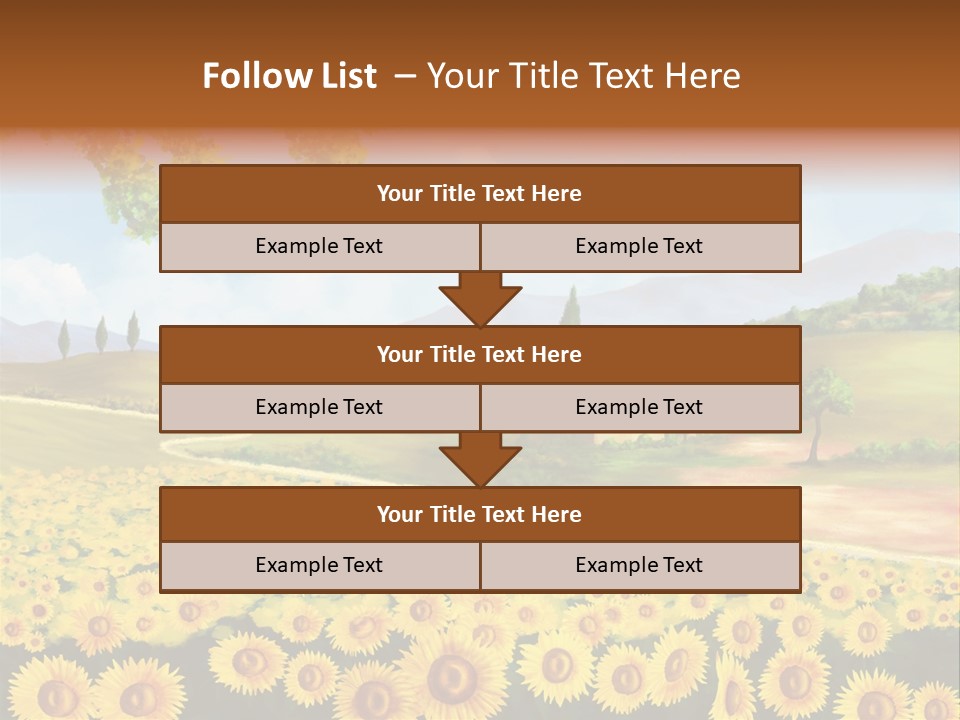 Rural Tuscany House PowerPoint Template