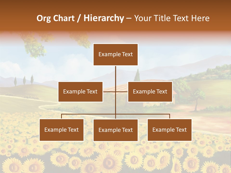 Rural Tuscany House PowerPoint Template