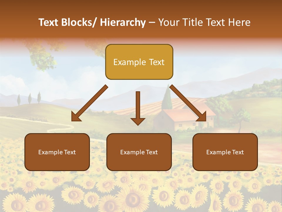 Rural Tuscany House PowerPoint Template