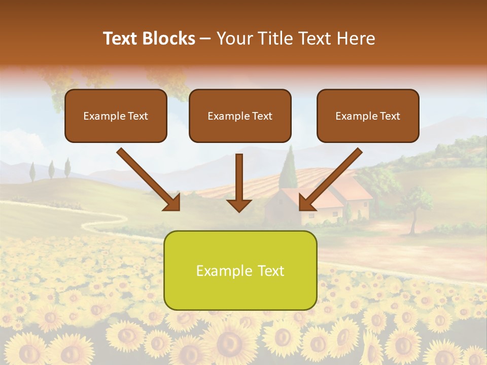 Rural Tuscany House PowerPoint Template