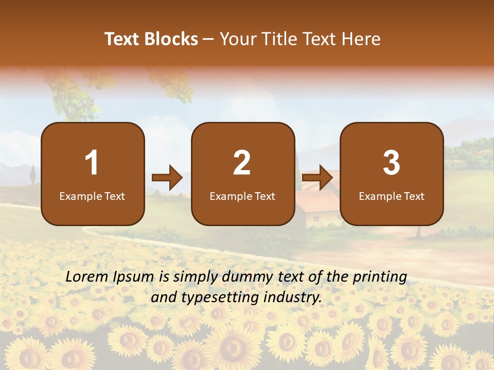 Rural Tuscany House PowerPoint Template