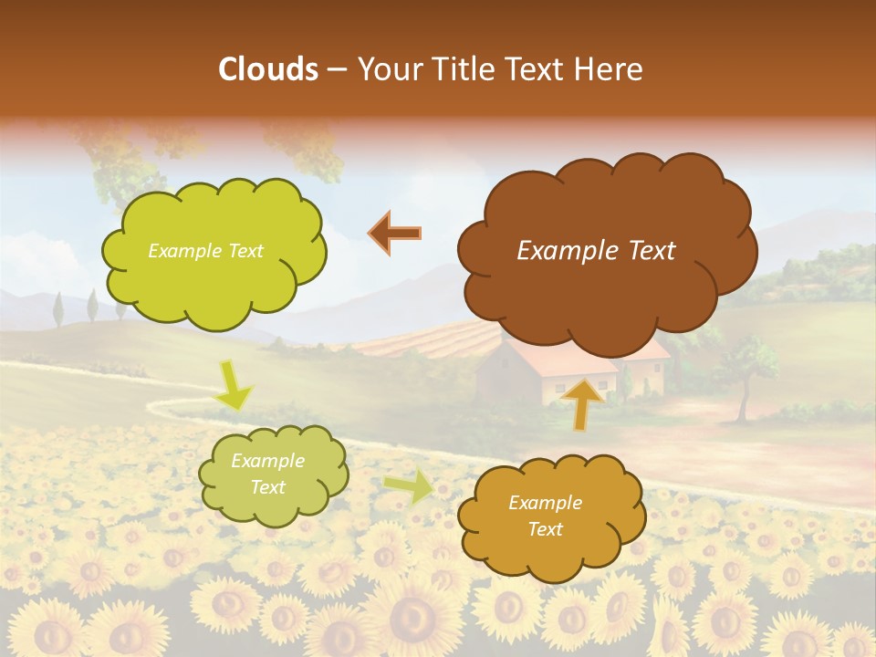 Rural Tuscany House PowerPoint Template