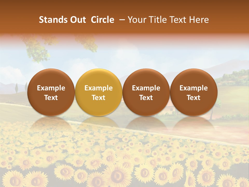 Rural Tuscany House PowerPoint Template