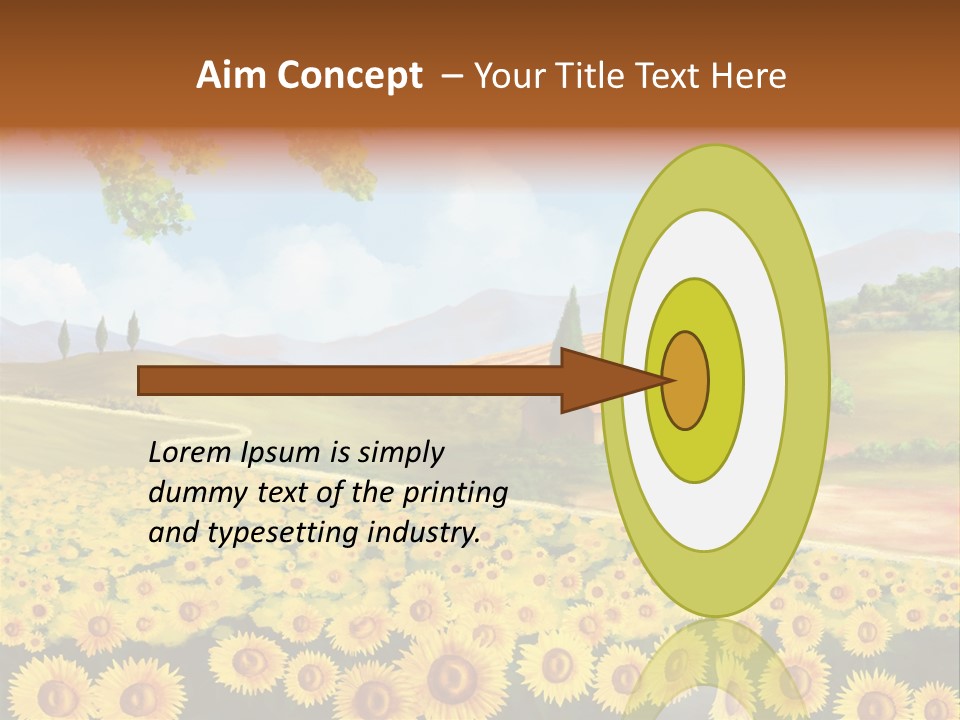 Rural Tuscany House PowerPoint Template