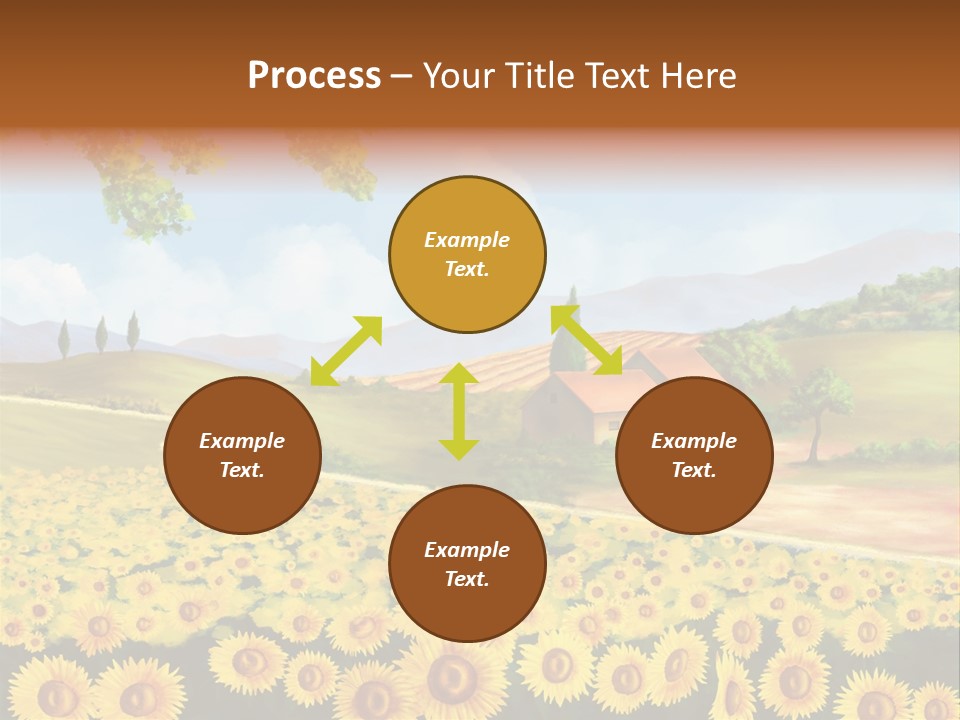 Rural Tuscany House PowerPoint Template