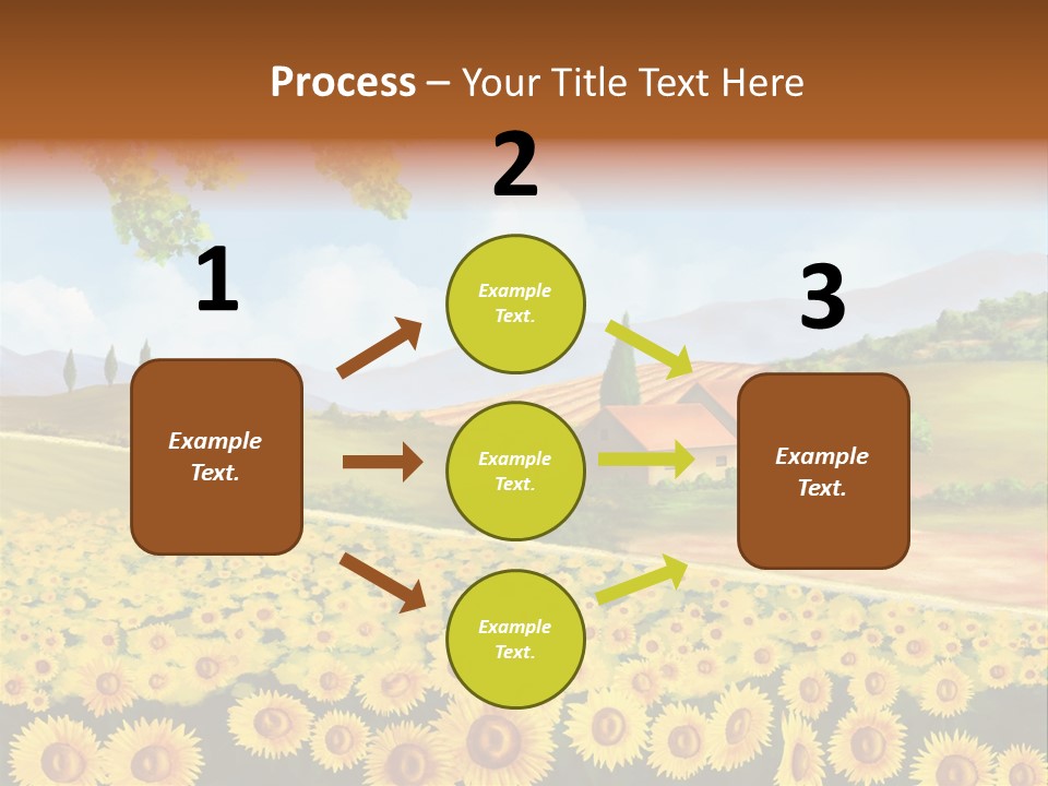 Rural Tuscany House PowerPoint Template