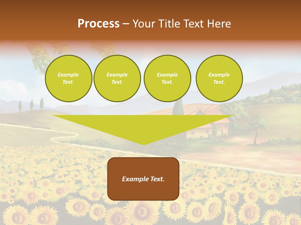 Rural Tuscany House PowerPoint Template