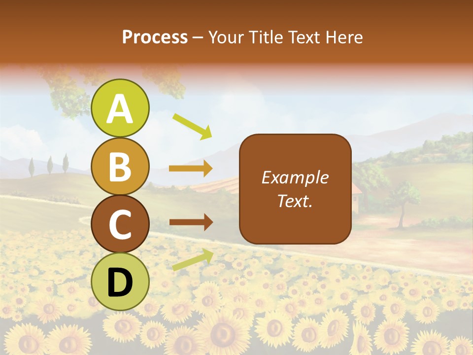 Rural Tuscany House PowerPoint Template
