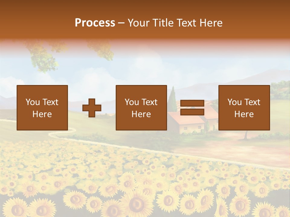 Rural Tuscany House PowerPoint Template