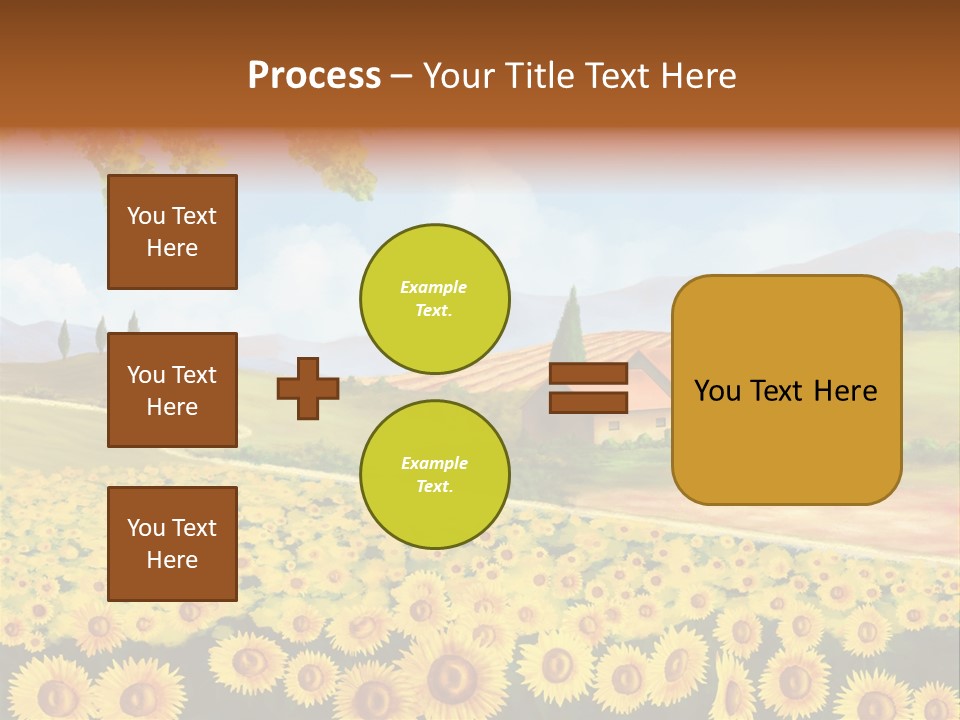 Rural Tuscany House PowerPoint Template