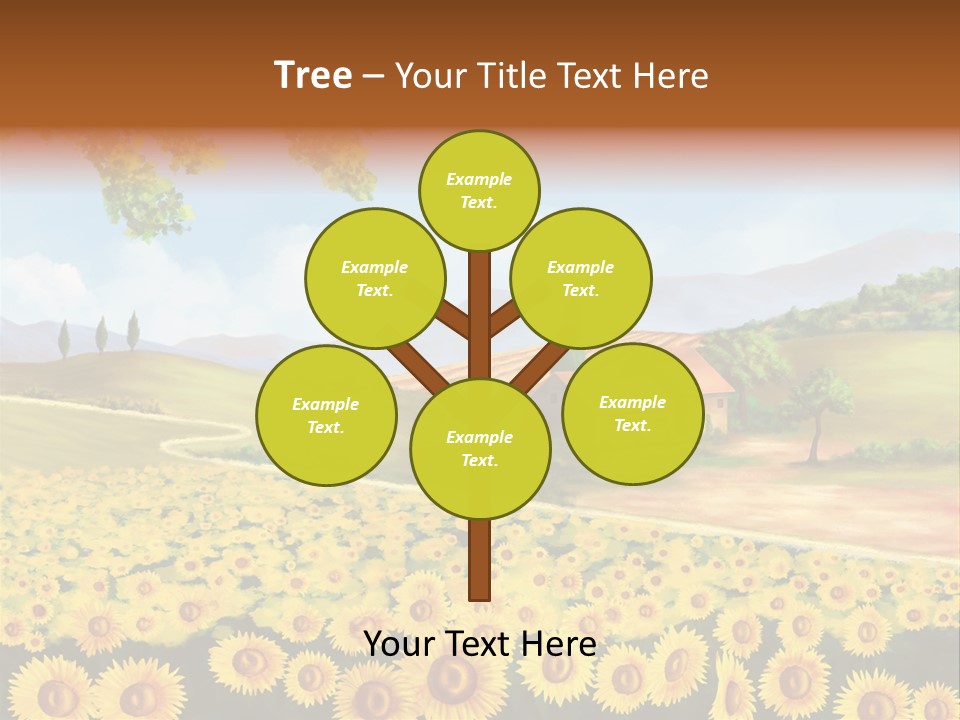 Rural Tuscany House PowerPoint Template