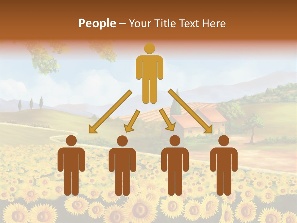 Rural Tuscany House PowerPoint Template