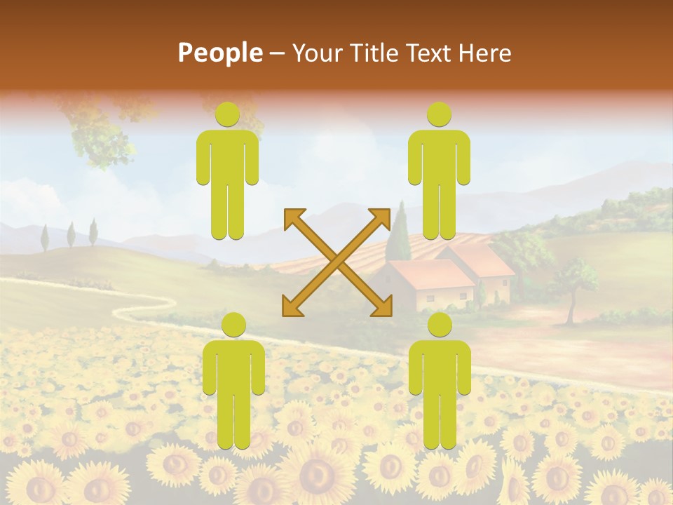 Rural Tuscany House PowerPoint Template