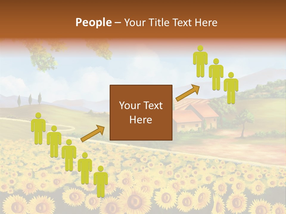 Rural Tuscany House PowerPoint Template