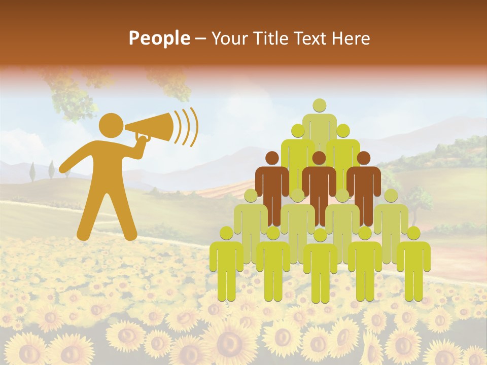 Rural Tuscany House PowerPoint Template