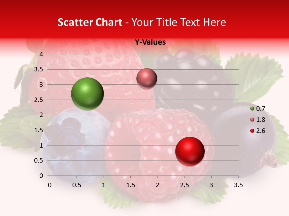 Food Strawberry Mix PowerPoint Template