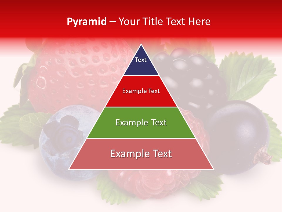 Food Strawberry Mix PowerPoint Template