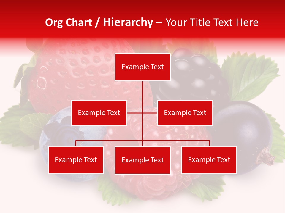 Food Strawberry Mix PowerPoint Template