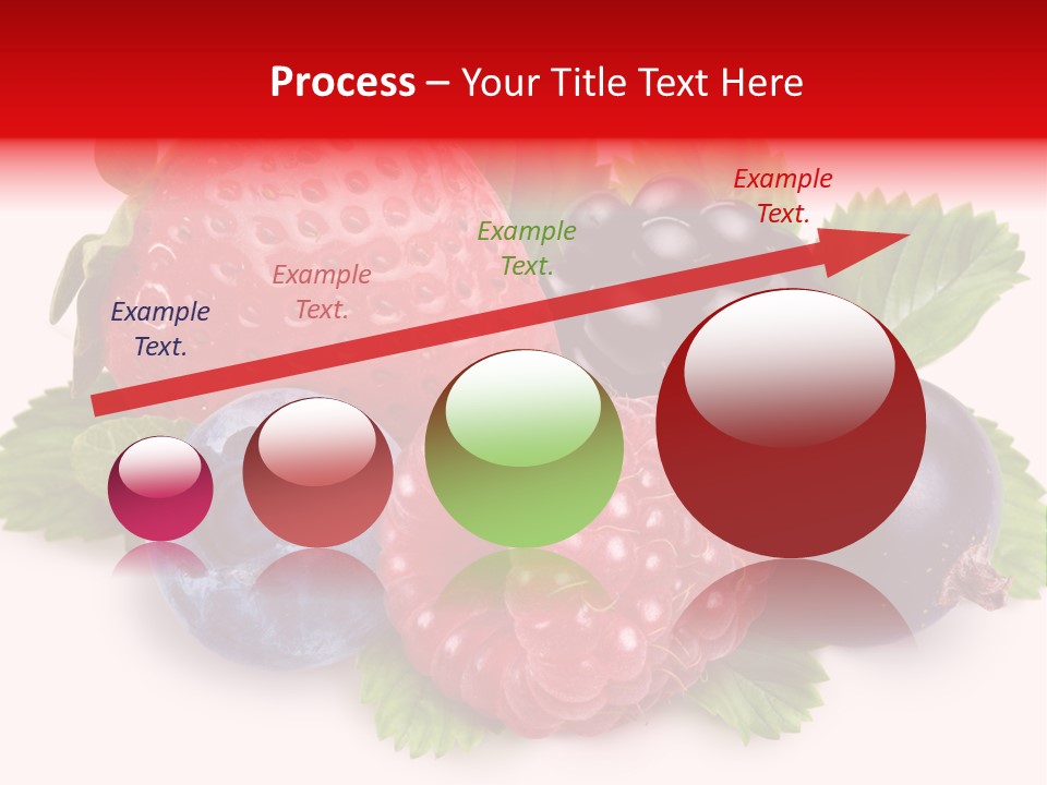 Food Strawberry Mix PowerPoint Template