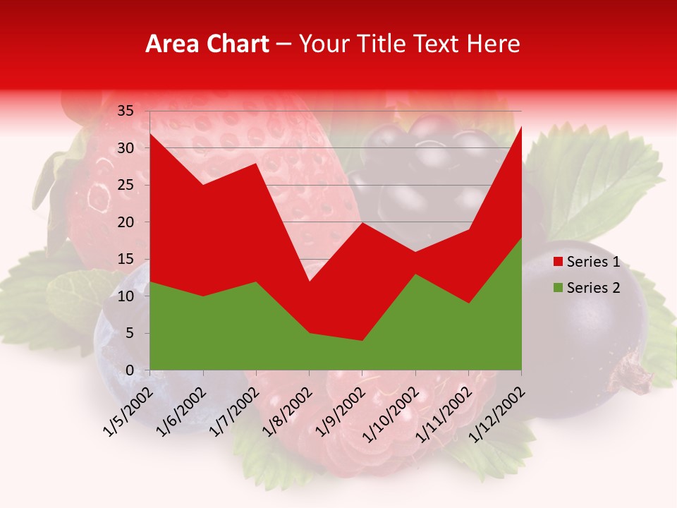Food Strawberry Mix PowerPoint Template