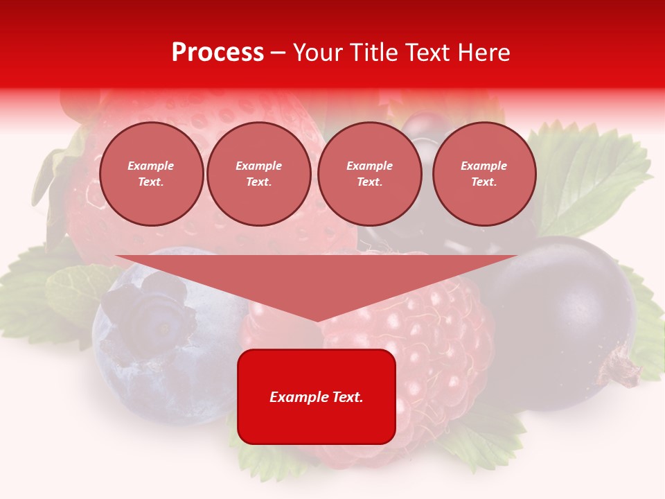 Food Strawberry Mix PowerPoint Template