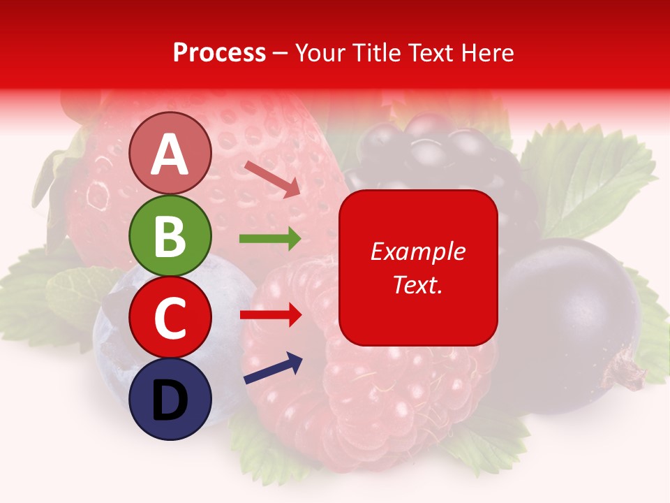 Food Strawberry Mix PowerPoint Template